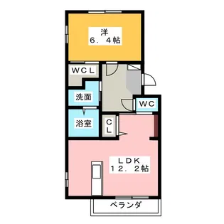 ル・リオン泉【3階】の間取り