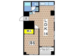 Y BLDG【4階】の間取り