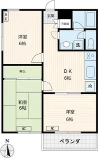 井荻ファースト【2階】の間取り
