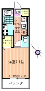 ラ フォーリア【1階】の間取り