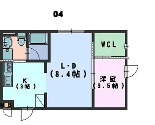本山カルテットハウス【1階】の間取り