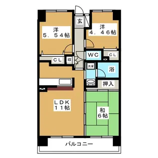 第5小島ビル【5階】の間取り