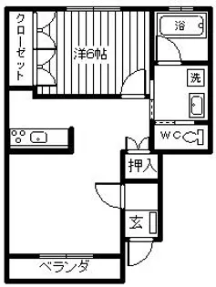パーク・アクシス【1階】の間取り