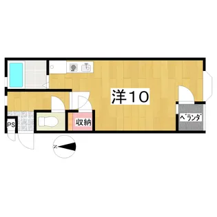 ソリング旭ヶ丘【2階】の間取り