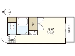 I・S MIYUKI【4階】の間取り