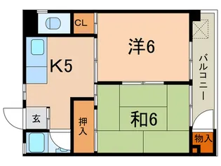 西明石レジデンス【2階】の間取り