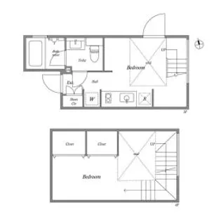 PASEO新宿三丁目II パセオ新宿三丁目IIの間取り