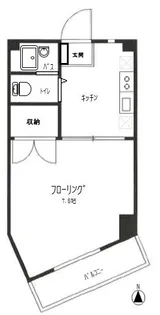 ヴィラ国立【2階】の間取り