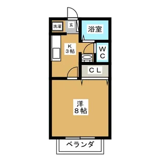 サン・フレンズ地蔵【1階】の間取り