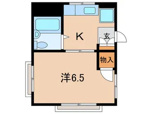 鷲山マンション【2階】の間取り