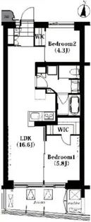 代々木参宮橋テラス【2階】の間取り