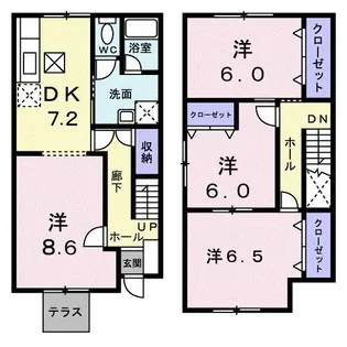 シャルマン メゾン【1階】の間取り