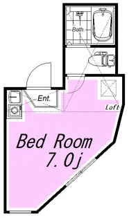 ユナイト三ッ沢ジエトロの杜【1階】の間取り