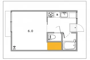 メゾンハゴロモ【2階】の間取り
