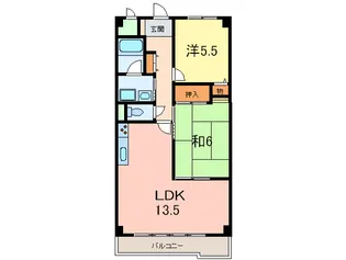 プリメ-ラリヨンI【2階】の間取り