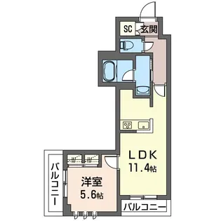 ピアメゾンソラ【3階】の間取り