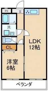 サンシャーリー【4階】の間取り
