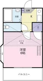 コーポ助任【2階】の間取り