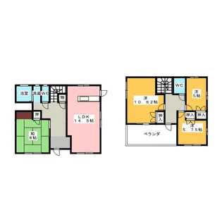 愛知県名古屋市名東区貴船1【一戸建】の間取り