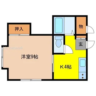 ドミール欧城3【1階】の間取り