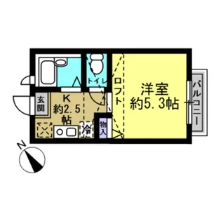 グレイスメゾン横浜南【1階】の間取り