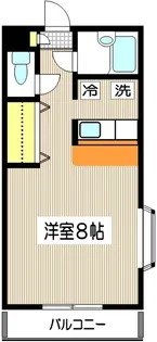 ジュネス・ピア【1階】の間取り