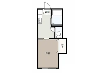 ハイツゆき【1階】の間取り