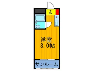 エコ-ルドパリ【3階】の間取り