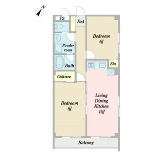 ベイプラザ【1階】の間取り