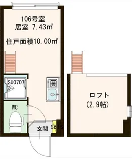 ciel et marais【1階】の間取り