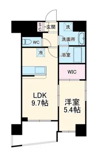 神奈川県横浜市中区山下町【マンション】の間取り