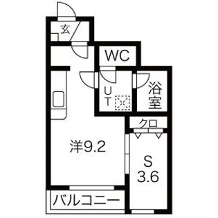 アイワテラス・アイワスクエア【1階】の間取り