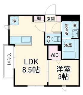KEIAI RESIDENCE 上尾VI【3階】の間取り