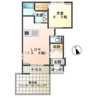 シャトー マリアージュ【1階】の間取り