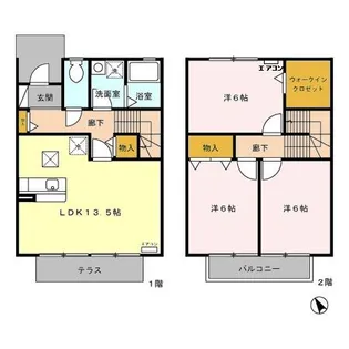 Maison Symphony Bの間取り