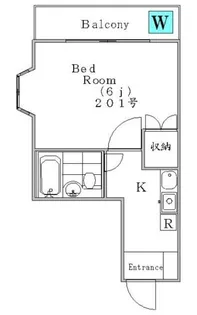 加賀ハイツ【3階】の間取り
