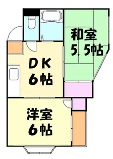 ピュアクレスト前原【1階】の間取り