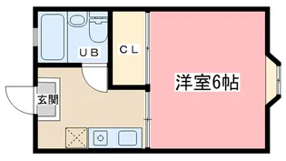 ベルジュムール【2階】の間取り