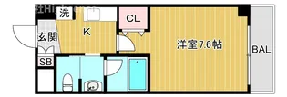 1Kの間取り画像