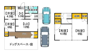 岡山県岡山市北区一宮山崎【一戸建】の間取り