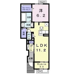フォルスラーマVI【1階】の間取り