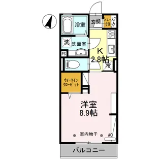 D-roomBusiness小山302【3階】の間取り