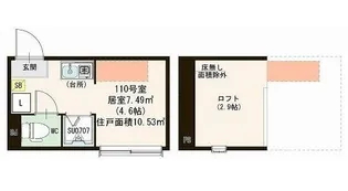 ハーモニーテラス久我山II【1階】の間取り