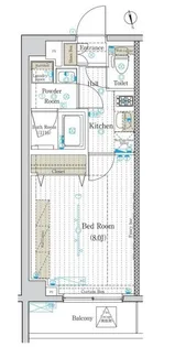 東京都北区栄町【マンション】の間取り