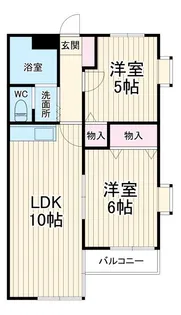 レジデンス北原台【1階】の間取り