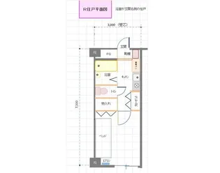 マーガレット東林間(女子学生専用)【4階】の間取り