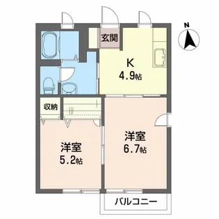 チトニア【2階】の間取り