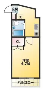 セントラルパレス【2階】の間取り