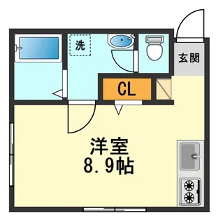 フラワーハウス野村【2階】の間取り
