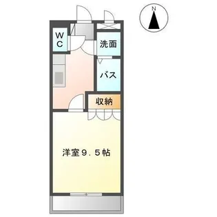 アメニティ市原【1階】の間取り